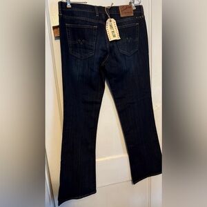 Lucky Brand Mid Rise Bootcut Jeans Size 12/31 NWT Dark Wash Sweet ‘N Low